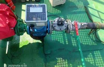 Oval gear flow meter installation Oval gear flow meter installation